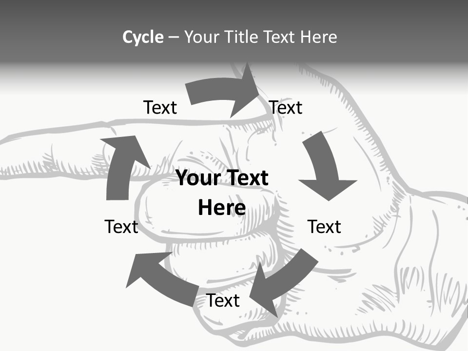 Meeting Table Character PowerPoint Template