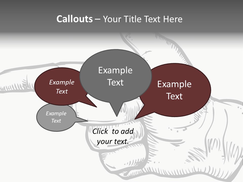 Meeting Table Character PowerPoint Template