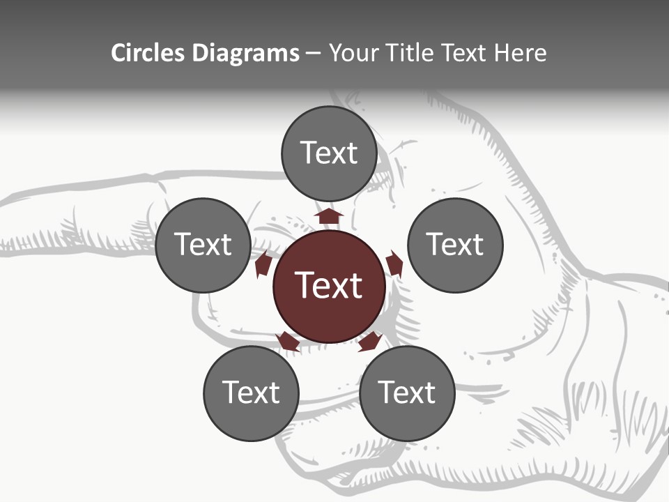 Meeting Table Character PowerPoint Template