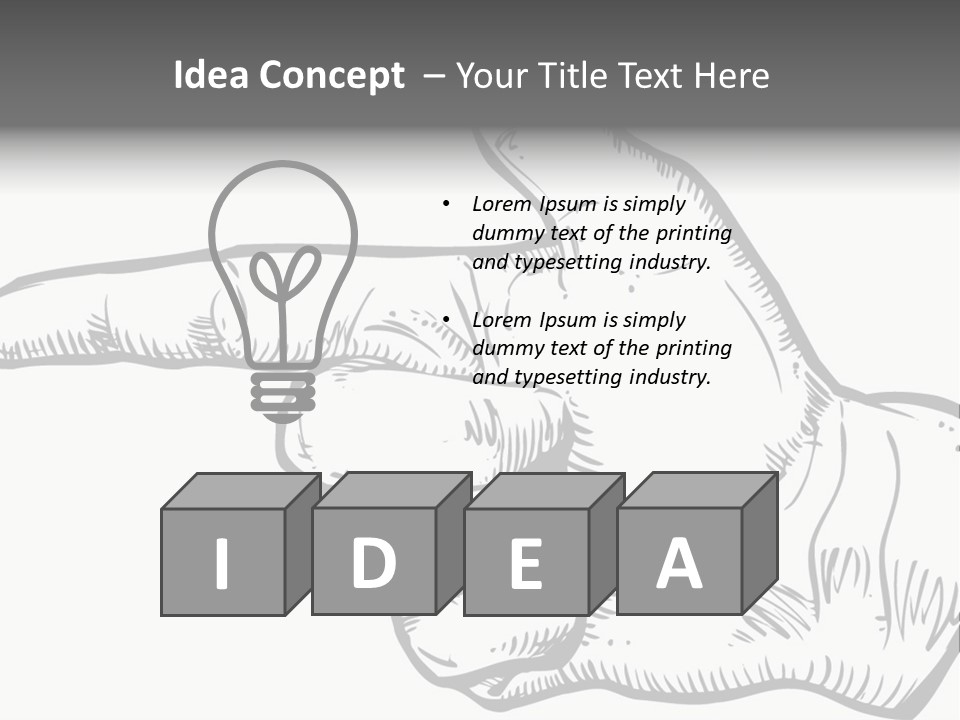 Meeting Table Character PowerPoint Template