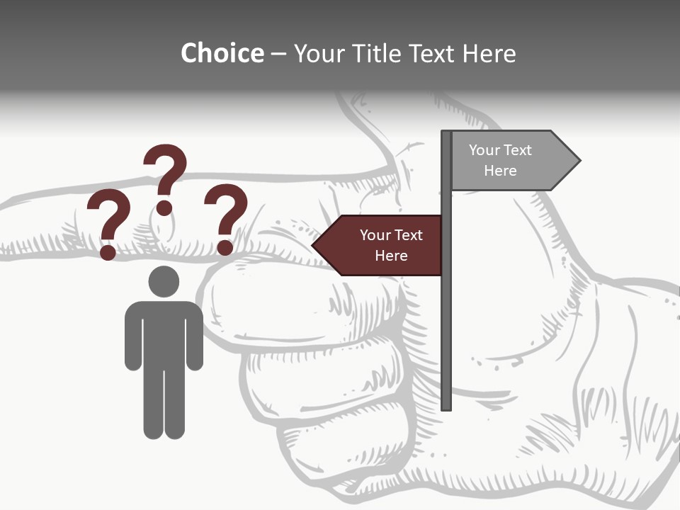 Meeting Table Character PowerPoint Template