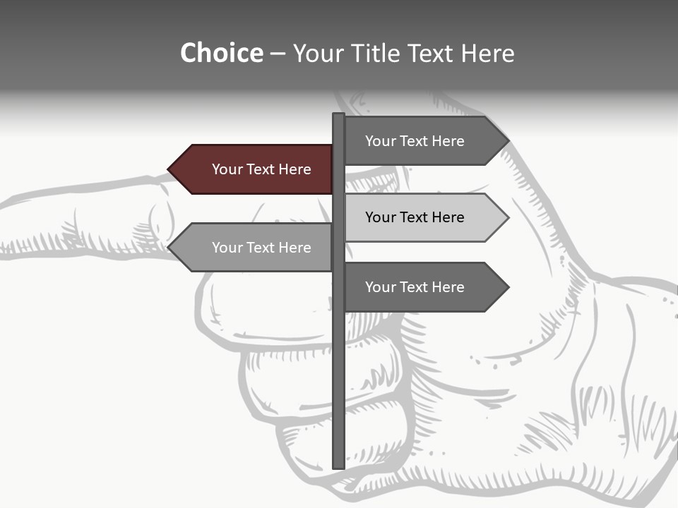 Meeting Table Character PowerPoint Template