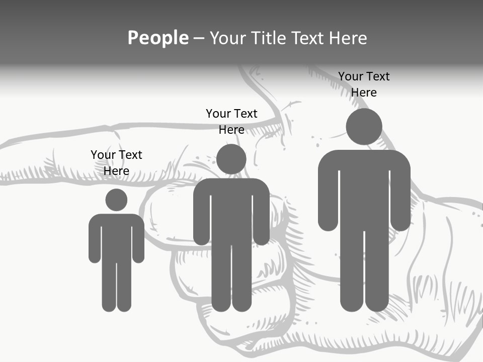 Meeting Table Character PowerPoint Template