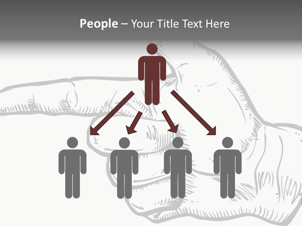 Meeting Table Character PowerPoint Template
