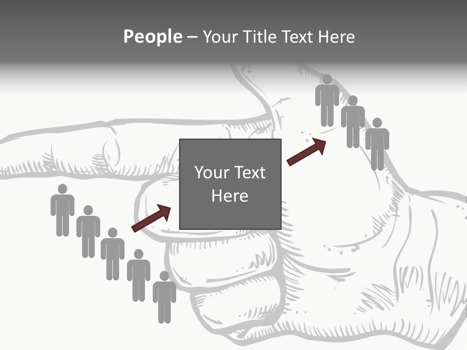 Meeting Table Character PowerPoint Template