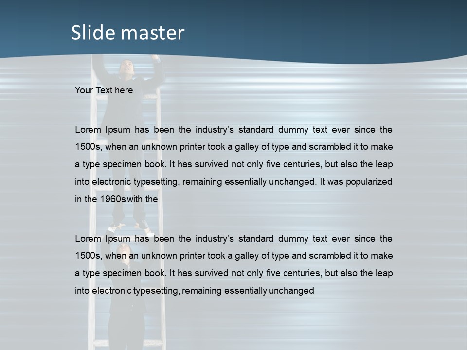 Strength Active Climbing PowerPoint Template