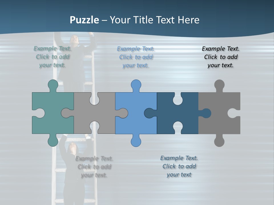 Strength Active Climbing PowerPoint Template