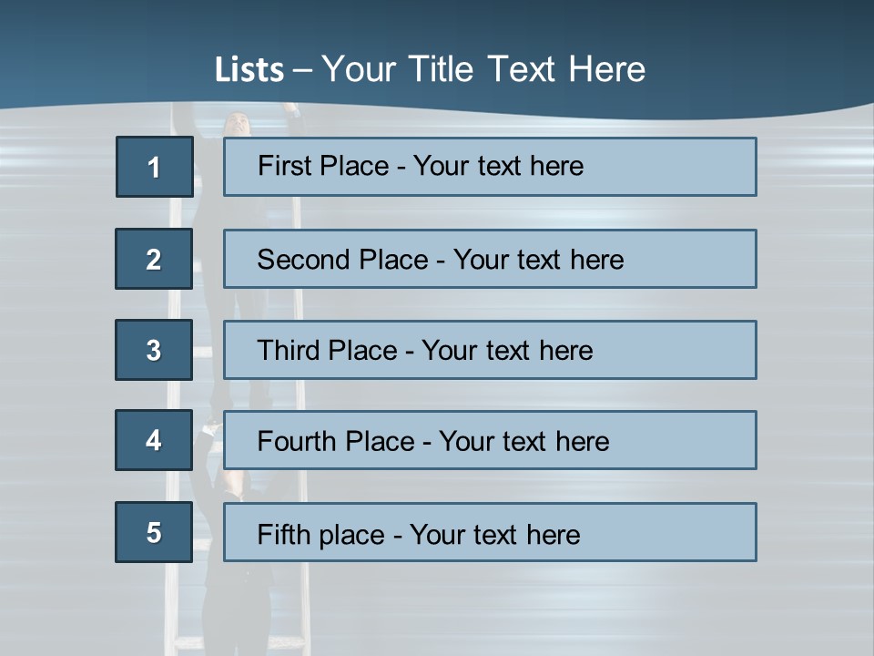 Strength Active Climbing PowerPoint Template