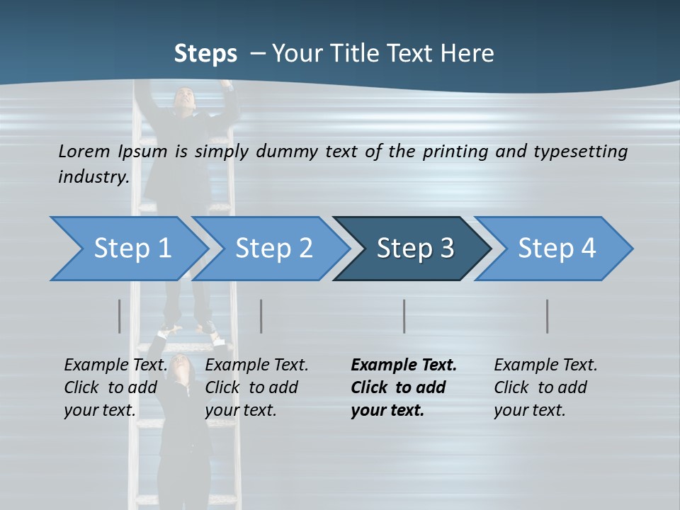 Strength Active Climbing PowerPoint Template