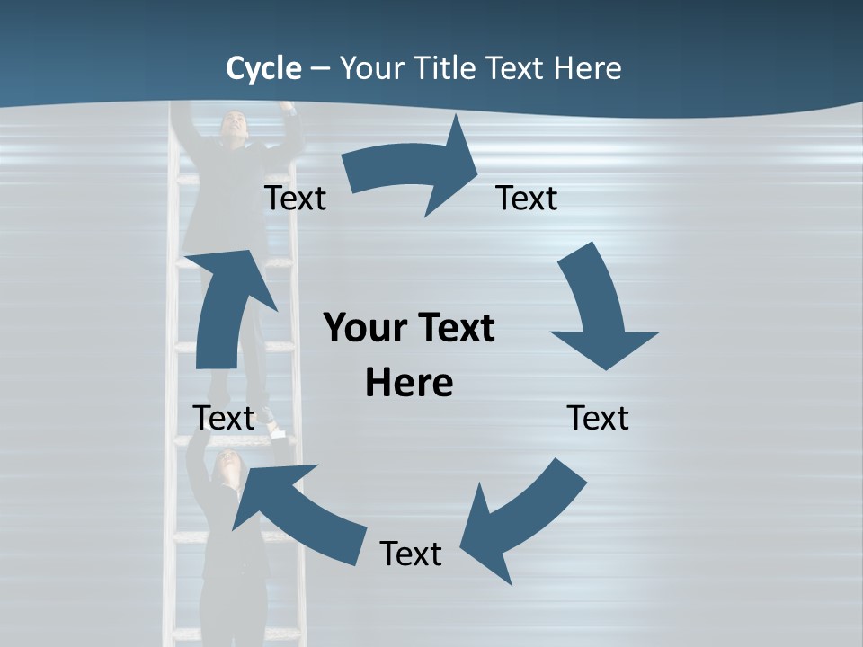 Strength Active Climbing PowerPoint Template