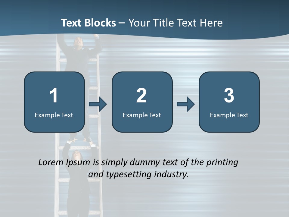 Strength Active Climbing PowerPoint Template
