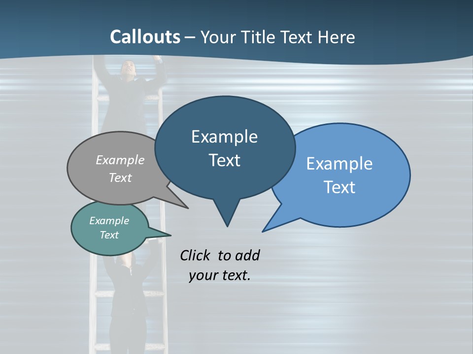 Strength Active Climbing PowerPoint Template