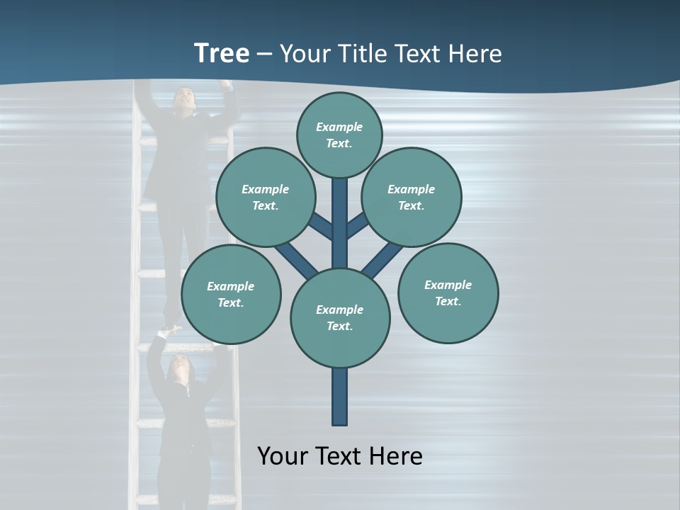 Strength Active Climbing PowerPoint Template