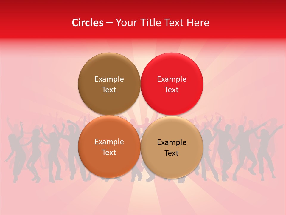 Disco Silhouette Boy PowerPoint Template