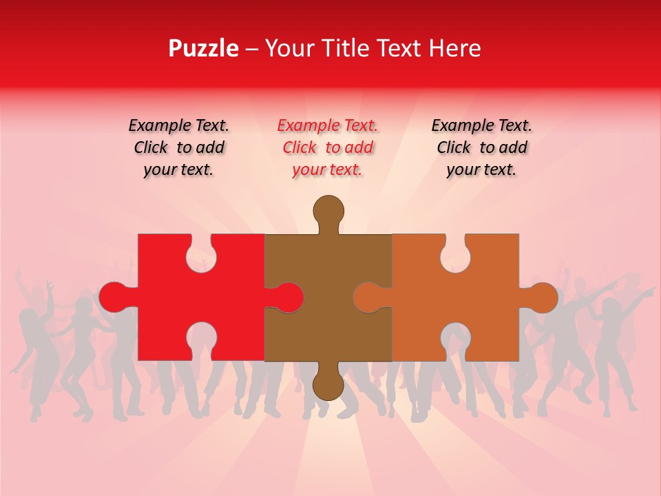 Disco Silhouette Boy PowerPoint Template