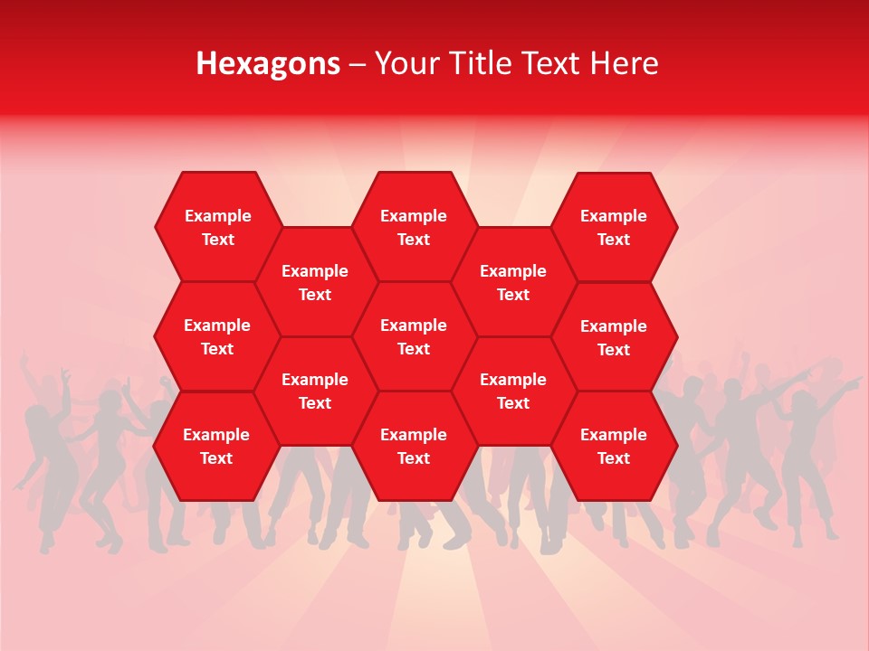 Disco Silhouette Boy PowerPoint Template