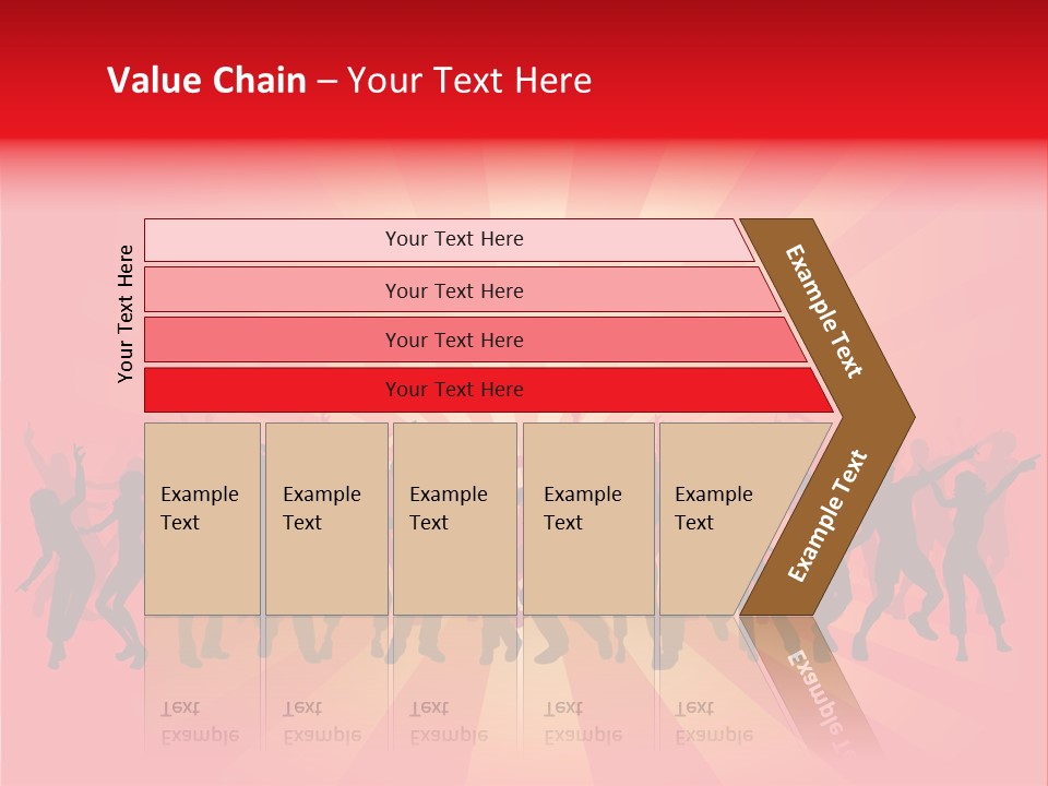 Disco Silhouette Boy PowerPoint Template