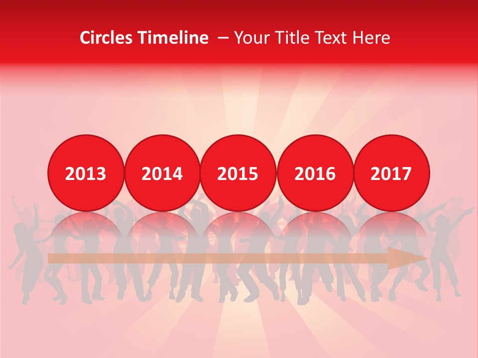 Disco Silhouette Boy PowerPoint Template