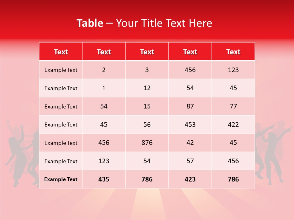 Disco Silhouette Boy PowerPoint Template