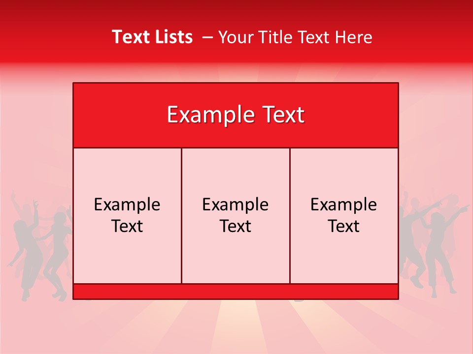 Disco Silhouette Boy PowerPoint Template