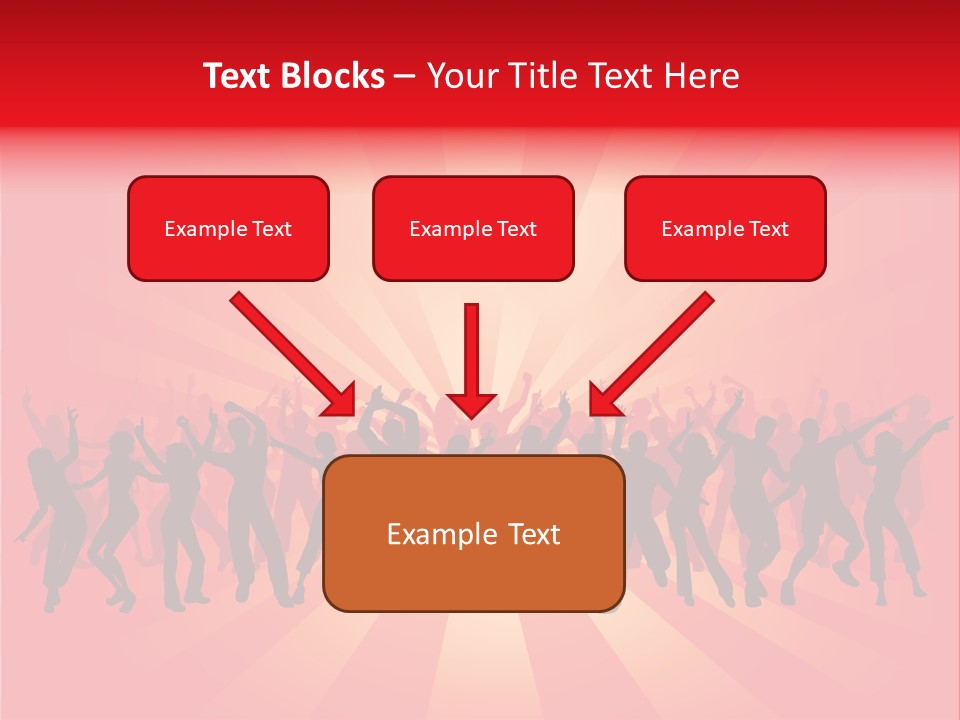 Disco Silhouette Boy PowerPoint Template