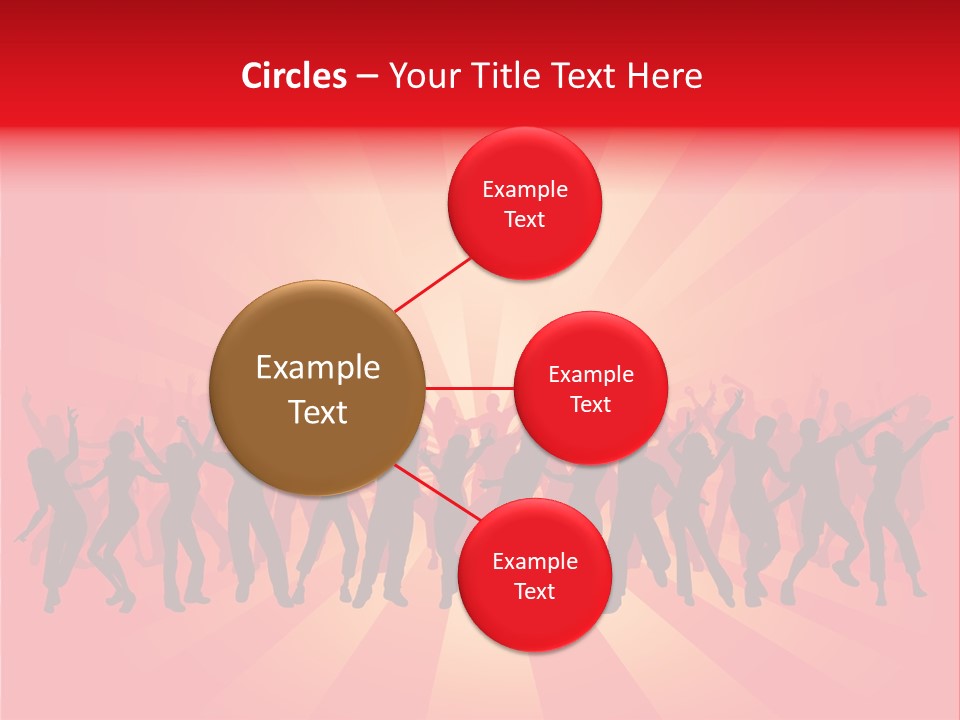 Disco Silhouette Boy PowerPoint Template