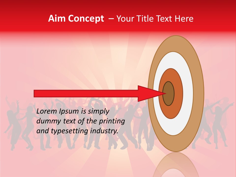 Disco Silhouette Boy PowerPoint Template