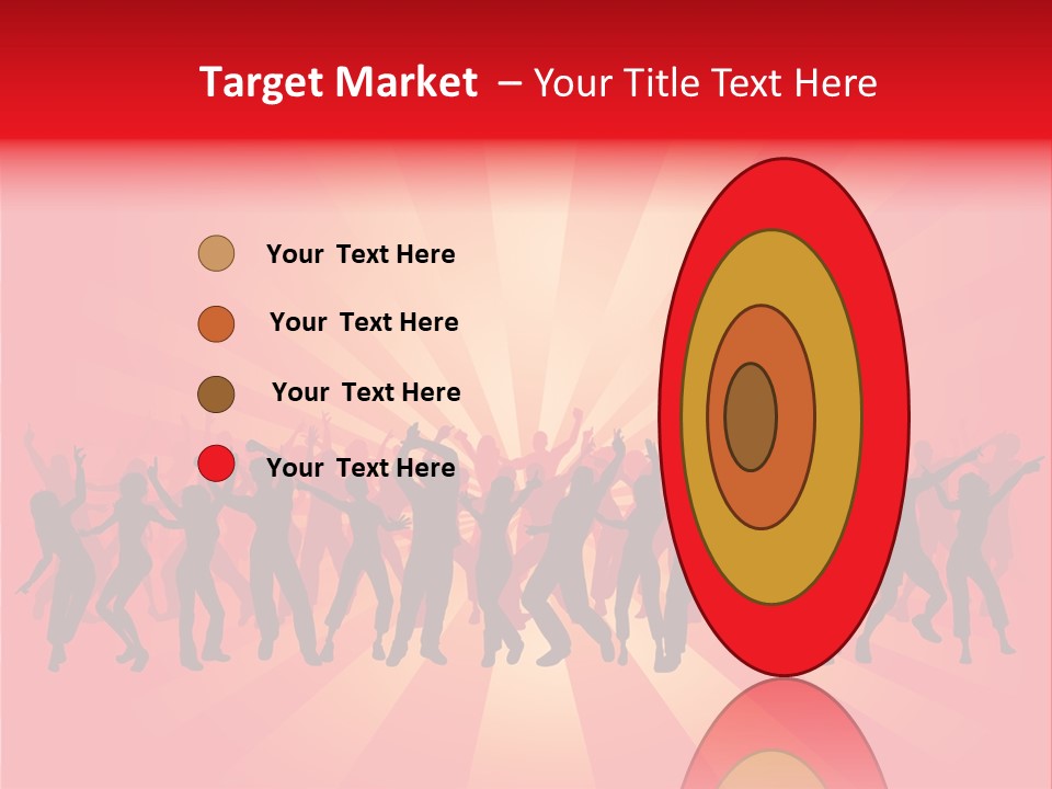 Disco Silhouette Boy PowerPoint Template