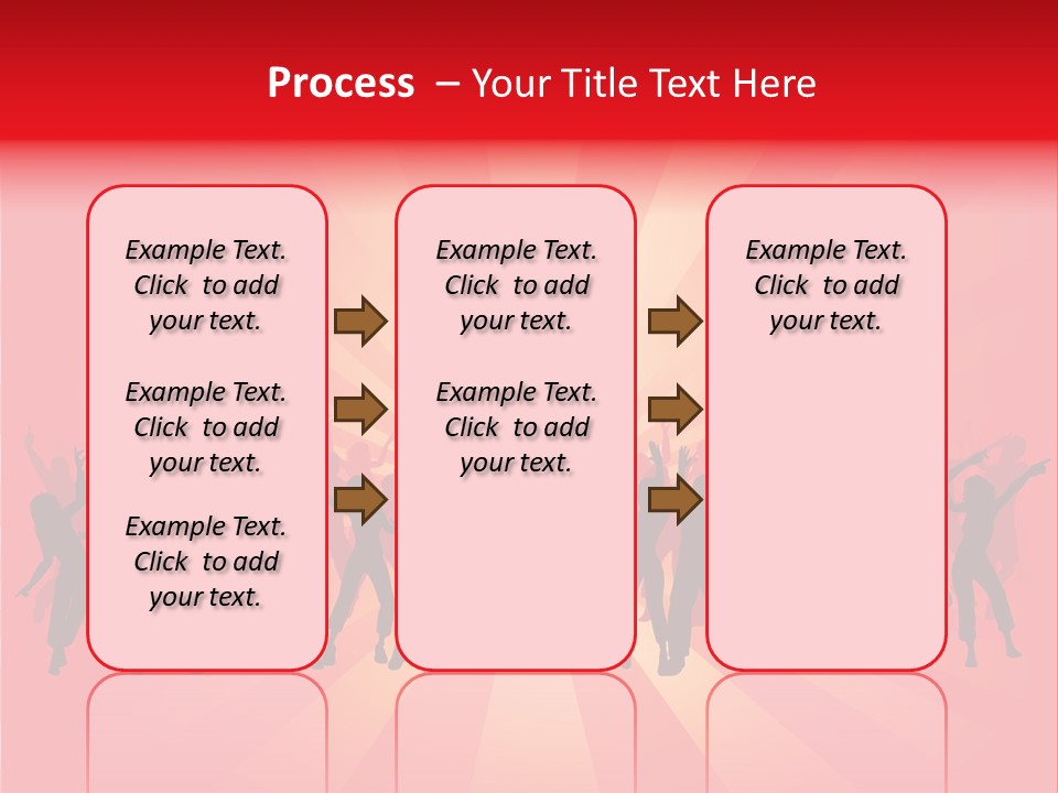 Disco Silhouette Boy PowerPoint Template