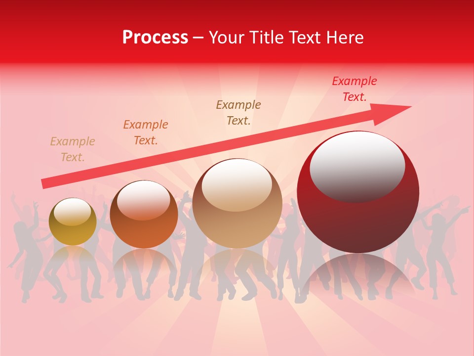 Disco Silhouette Boy PowerPoint Template