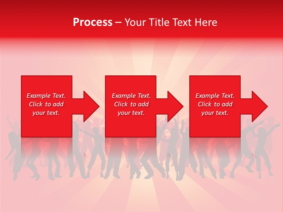 Disco Silhouette Boy PowerPoint Template