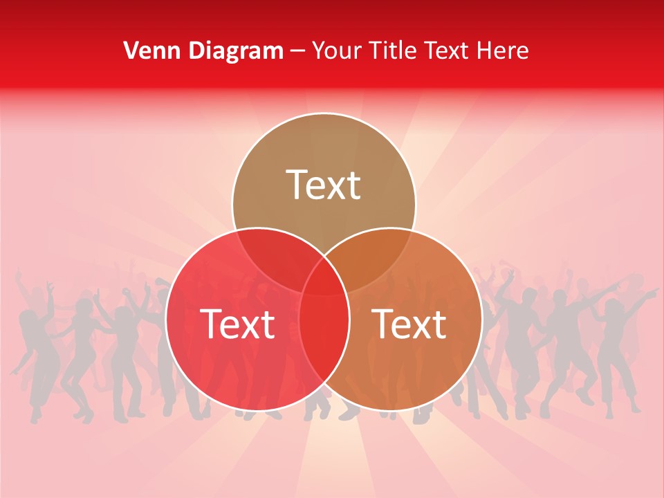 Disco Silhouette Boy PowerPoint Template