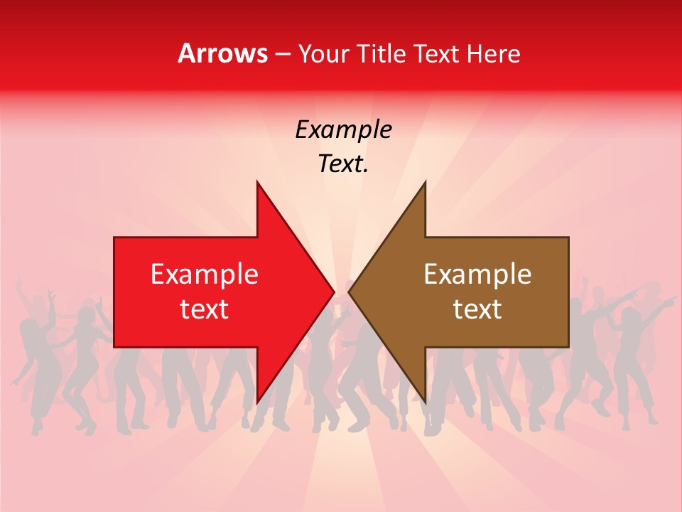 Disco Silhouette Boy PowerPoint Template