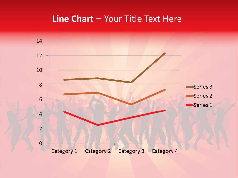 Disco Silhouette Boy PowerPoint Template