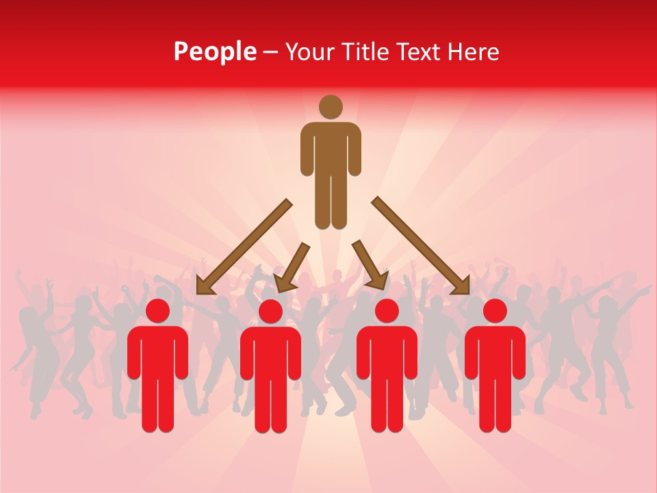 Disco Silhouette Boy PowerPoint Template