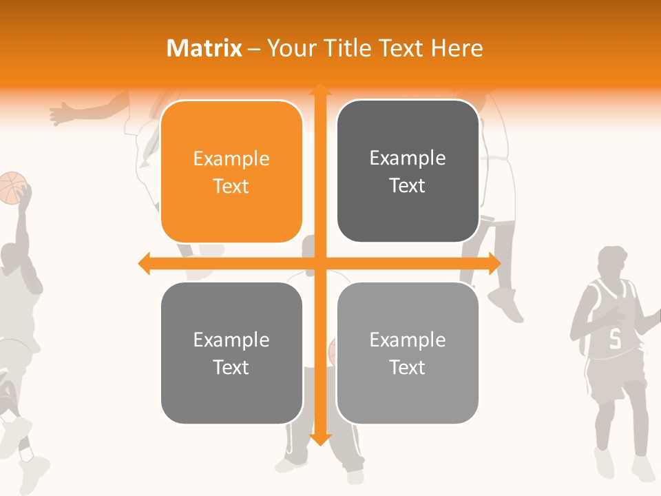 Champion Basketball Figure PowerPoint Template