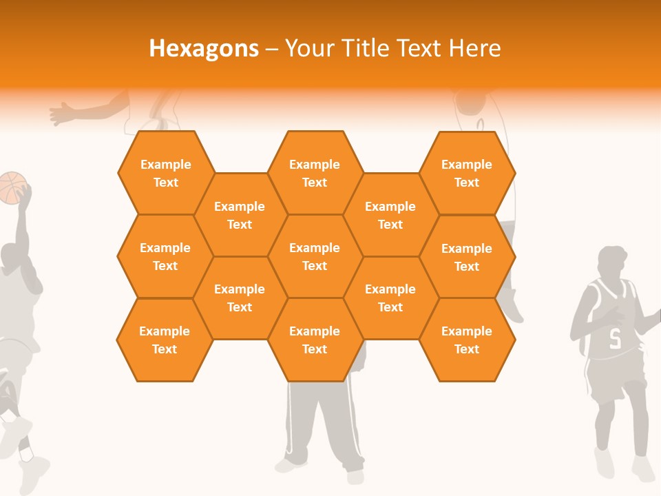 Champion Basketball Figure PowerPoint Template