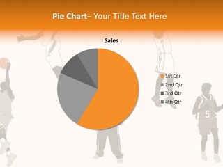 Champion Basketball Figure PowerPoint Template