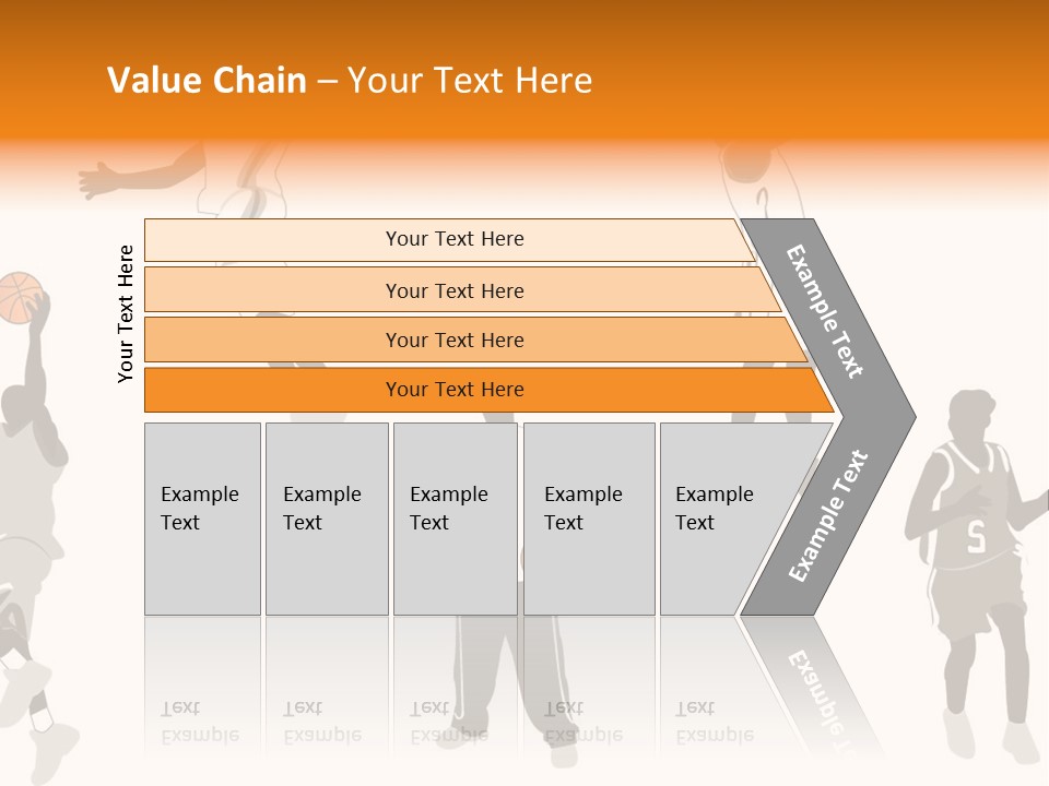 Champion Basketball Figure PowerPoint Template