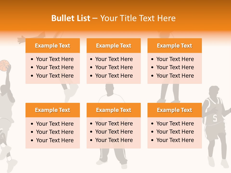 Champion Basketball Figure PowerPoint Template