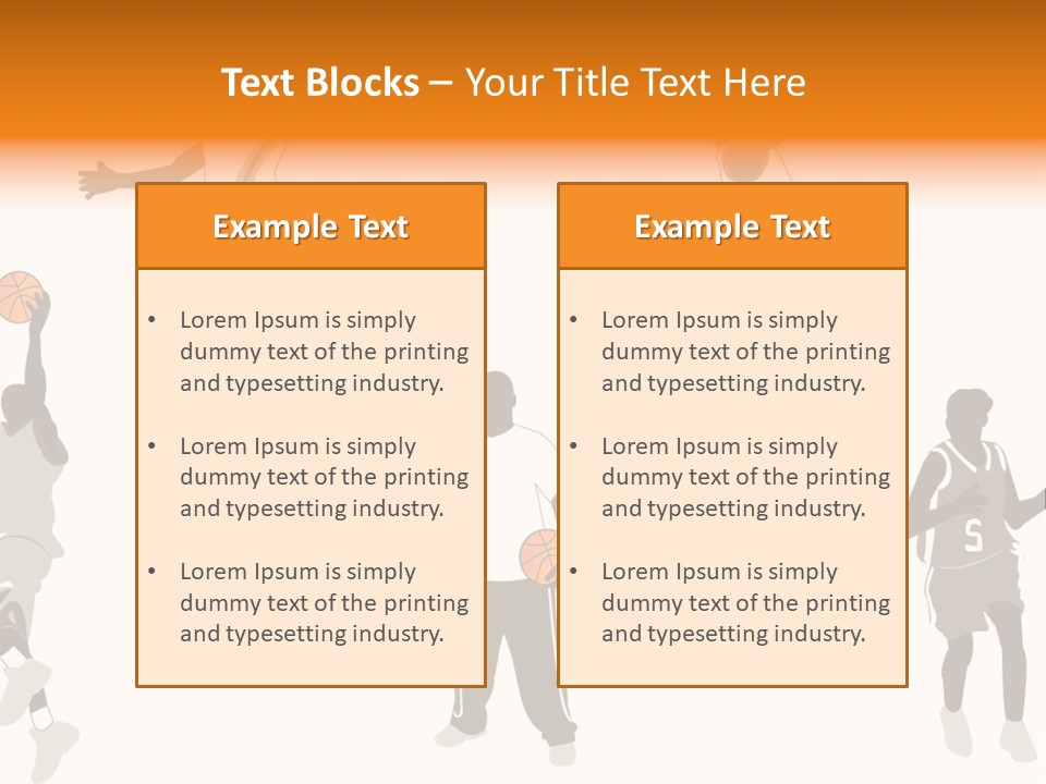 Champion Basketball Figure PowerPoint Template