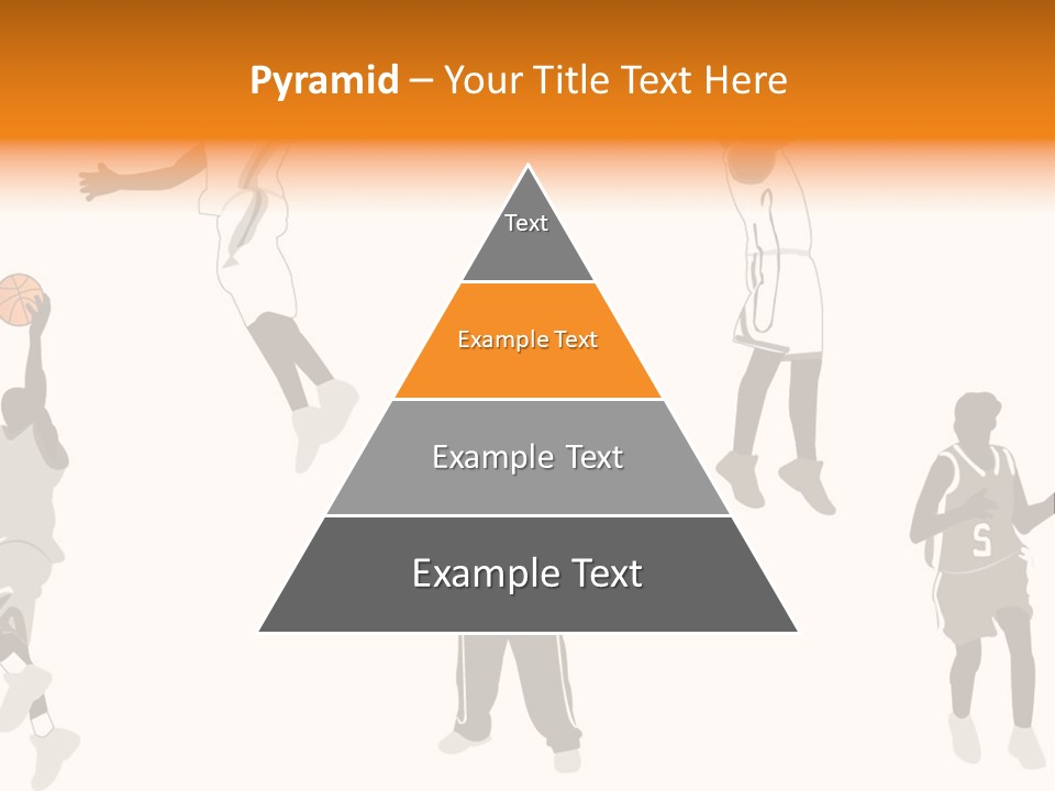 Champion Basketball Figure PowerPoint Template