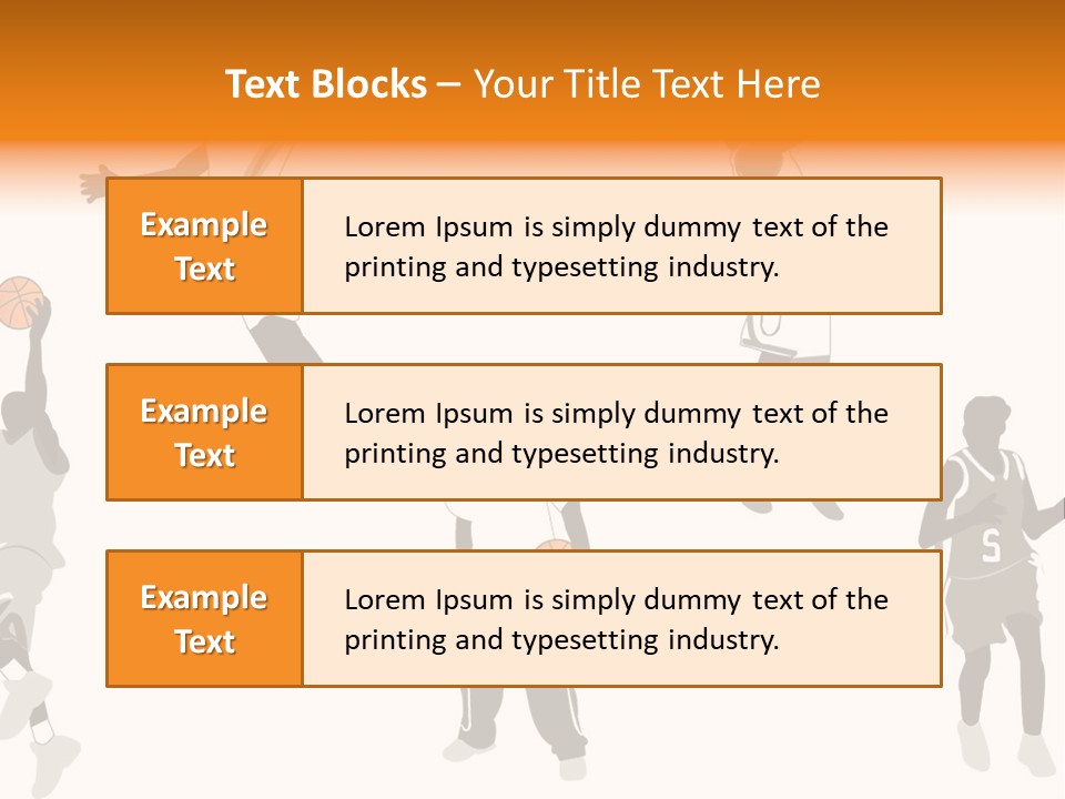 Champion Basketball Figure PowerPoint Template