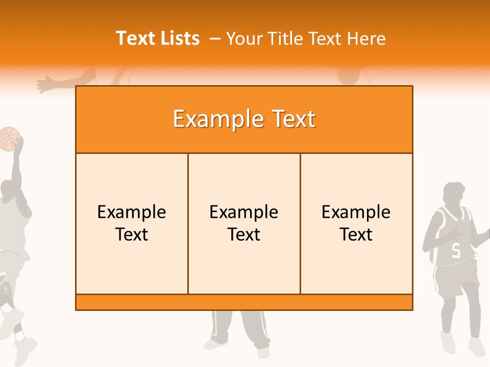 Champion Basketball Figure PowerPoint Template