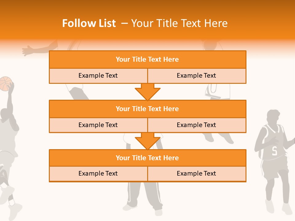 Champion Basketball Figure PowerPoint Template