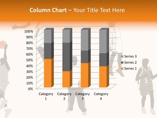 Champion Basketball Figure PowerPoint Template