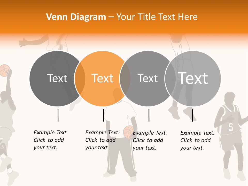 Champion Basketball Figure PowerPoint Template