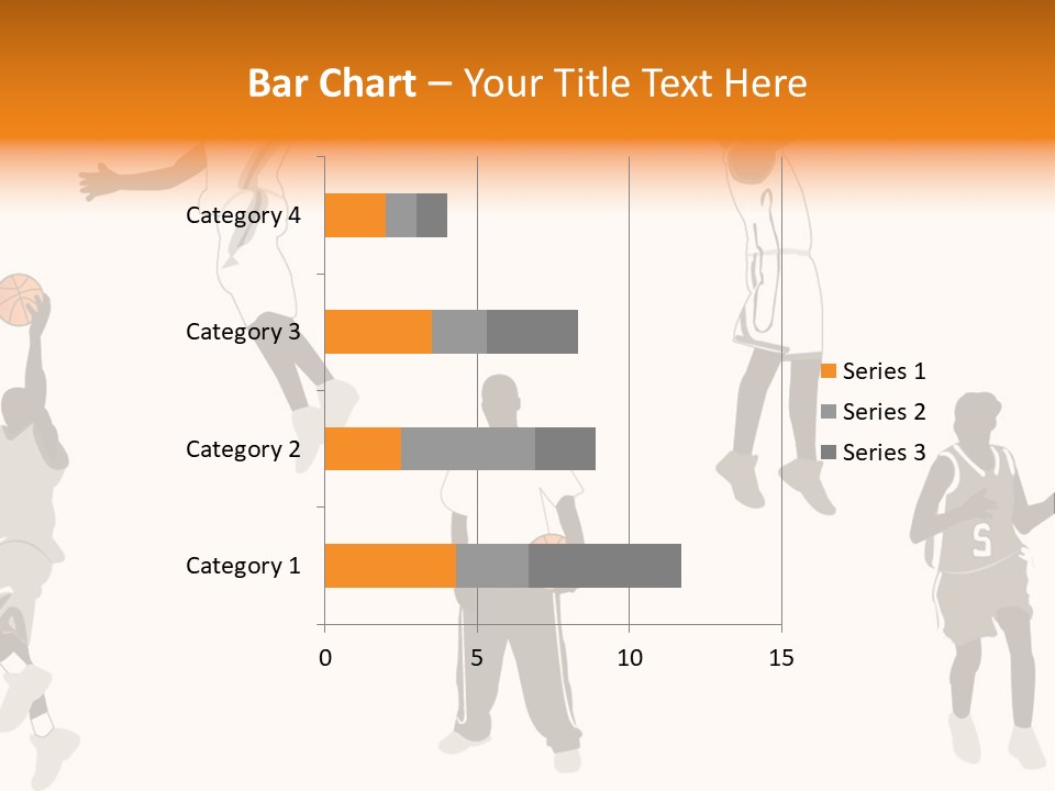 Champion Basketball Figure PowerPoint Template