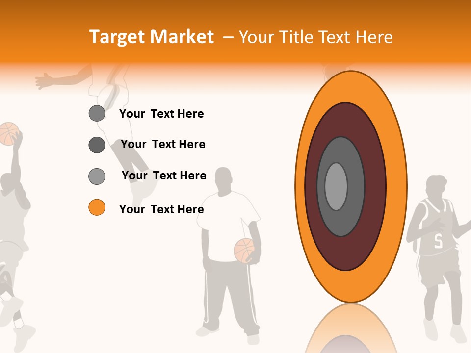 Champion Basketball Figure PowerPoint Template