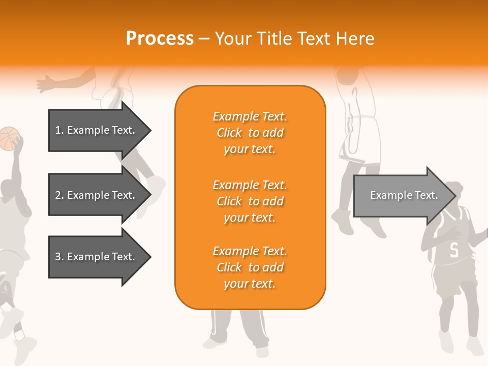 Champion Basketball Figure PowerPoint Template